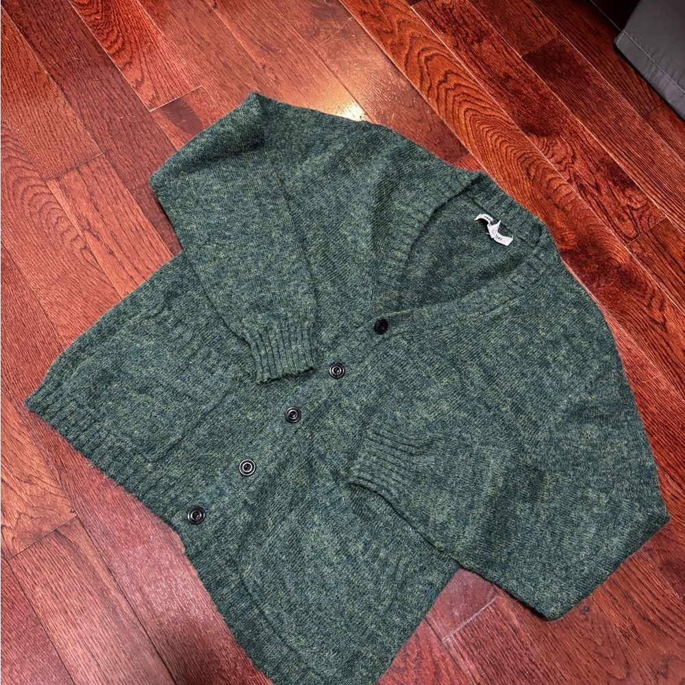 Urban Outfitters Green Cardigan Sweater
